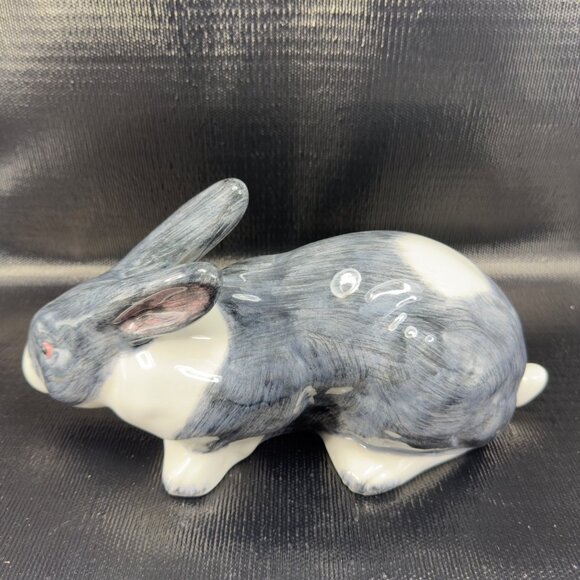 Vintage Italian Pottery Bunny Rabbit 12inch Ceramic Figurine Made In Italy VTG - Picture 13 of 15